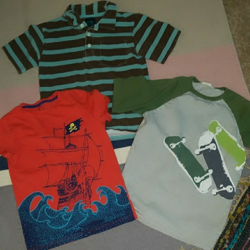 3 mini Boden Boys 9-10 Polo & Tee Shirts